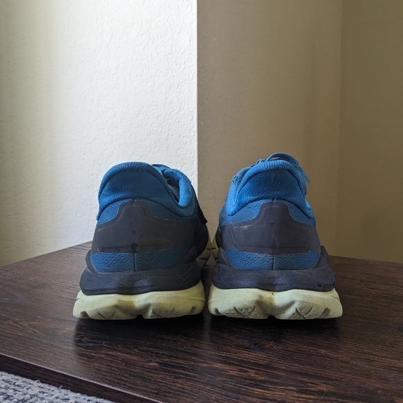 Hoka One One Mach 4 Blue Green Black Running Walking Shoes - Picture 8 of 10